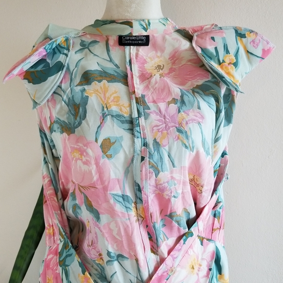 VTG 80s Carole Little for Saint Tropez West Dress - Picture 13 of 16